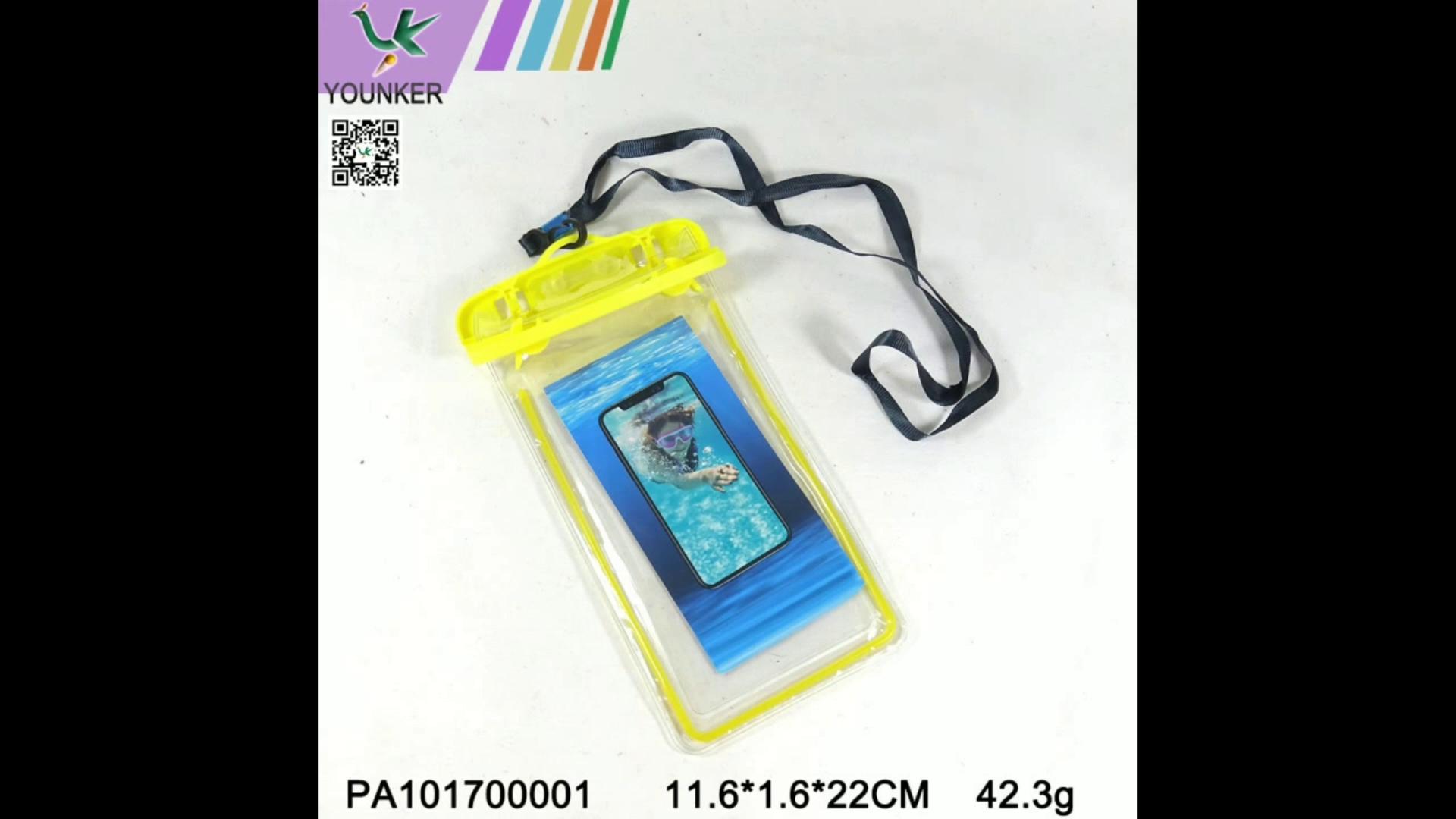 Good Quality Fashion Swimming Waterproof Pouch For Cellphone Mobile Phone Clear PVC Waterproof Case.